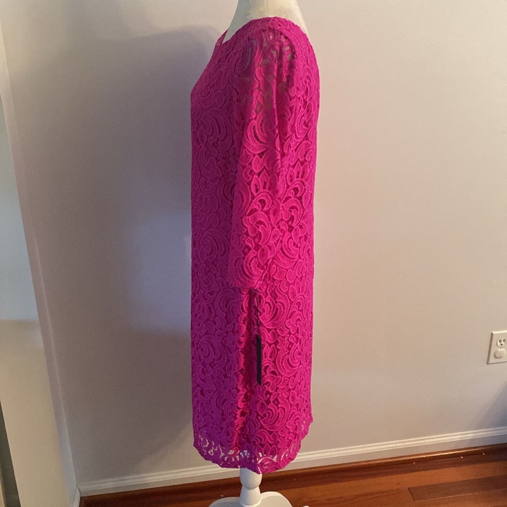 Ivanka Trump NWT Fushia lace size 16 dress - Picture 6 of 11